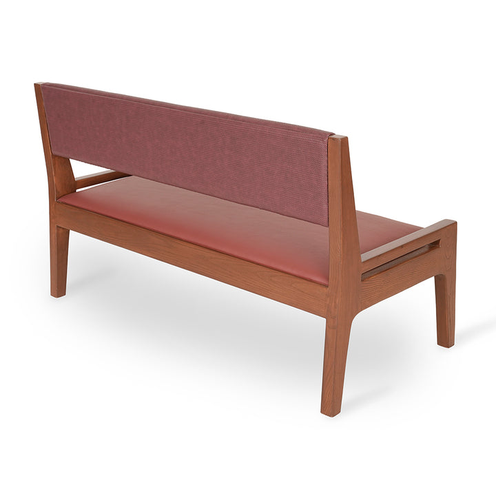 Akari - Solidwood Sofa with Red Kevlar Fabric