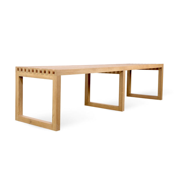 Fiiso Solidwood Bench with Natural Color