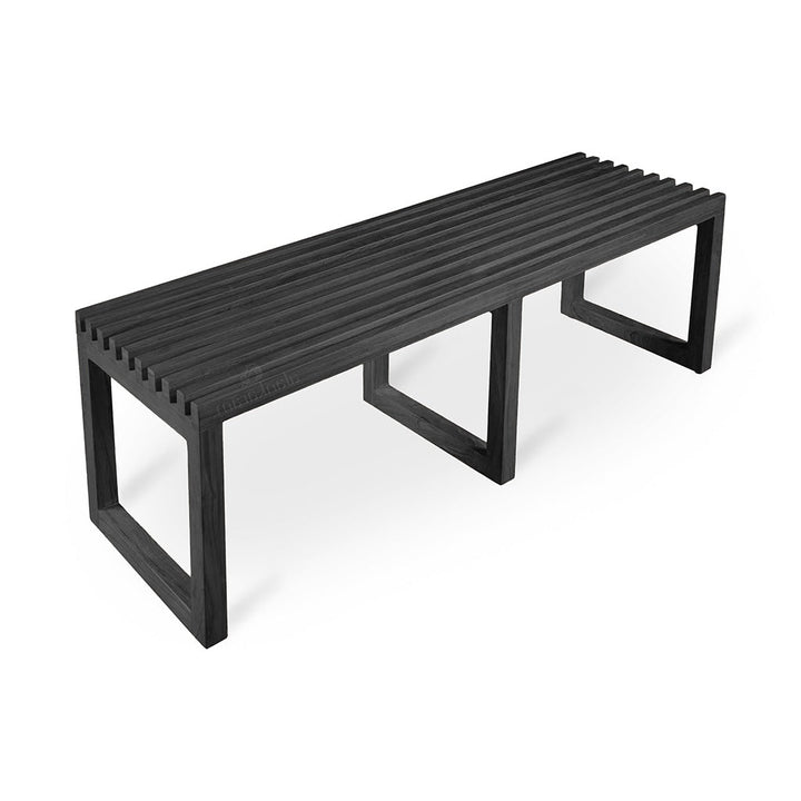 Fiiso Solidwood Black Bench