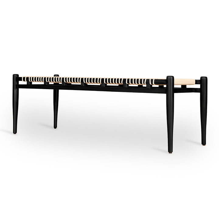 Tenshi - Solidwood Bench with Off White Rope