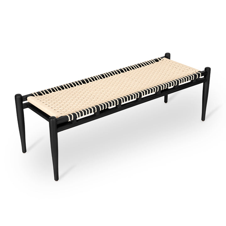 Tenshi - Solidwood Bench with Off White Rope