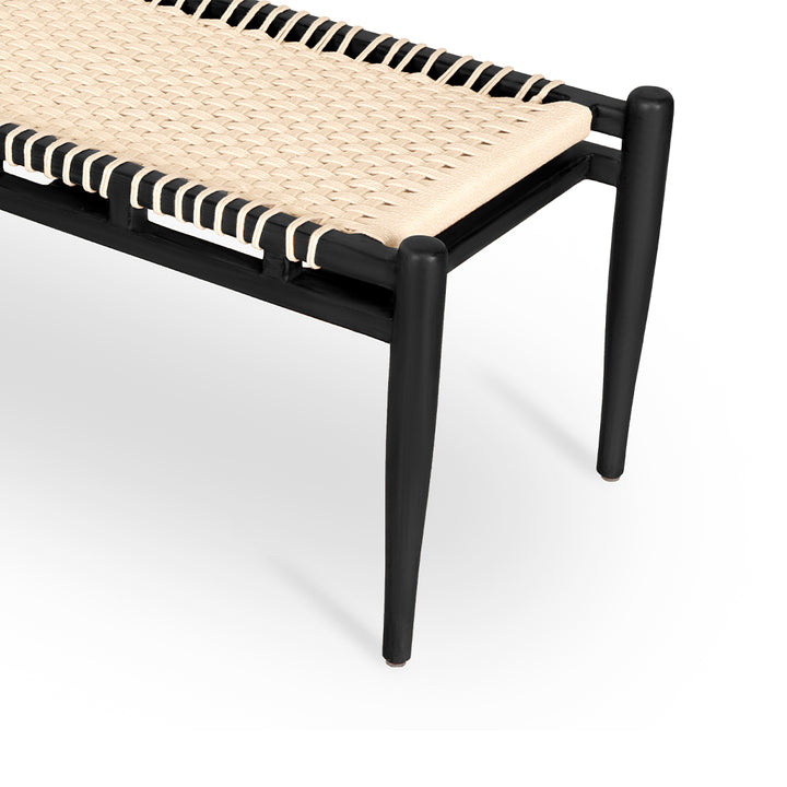 Tenshi - Solidwood Bench with Off White Rope
