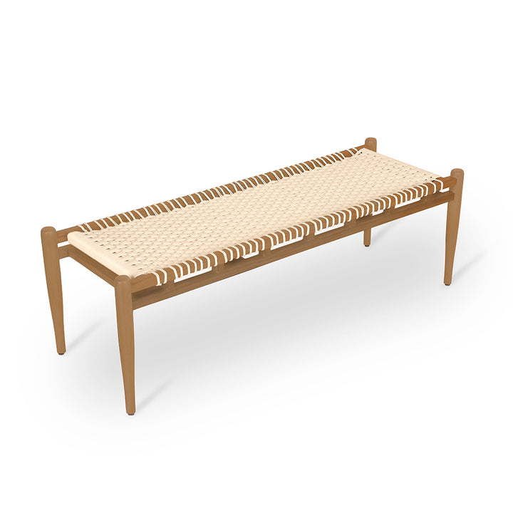 Tenshi - Solidwood Bench with Off White Rope