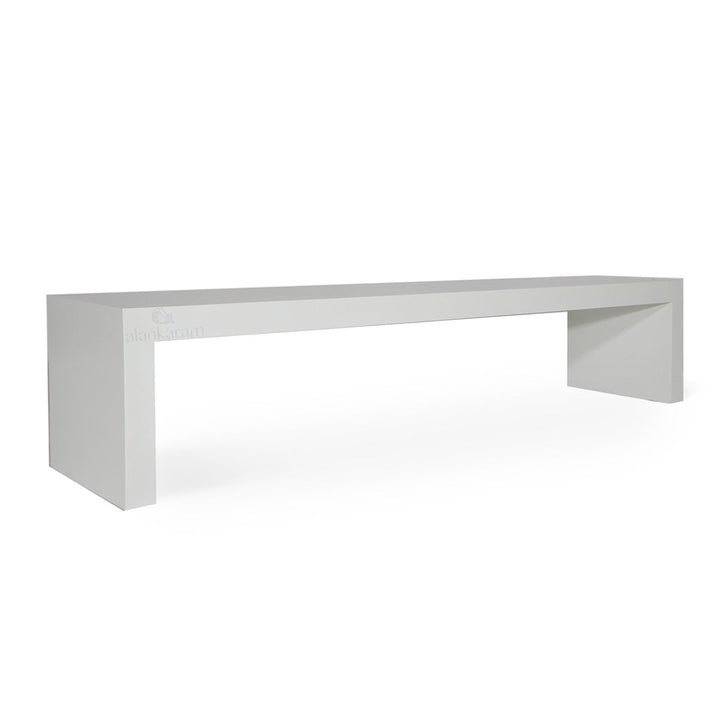 Xarak Solidwood Bench with White Color
