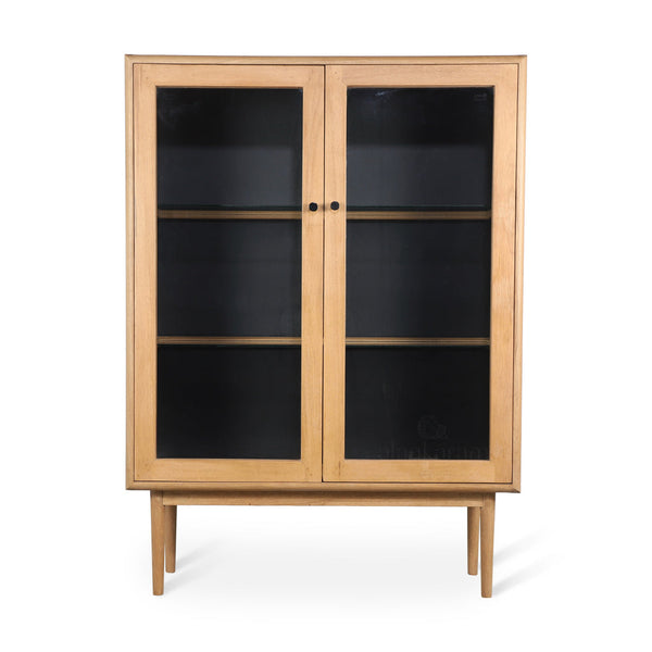 Cisty Solidwood Storage Unit with Glass