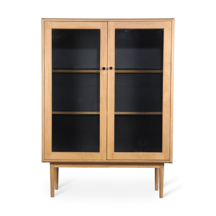 Cisty Solidwood Storage Unit with Glass
