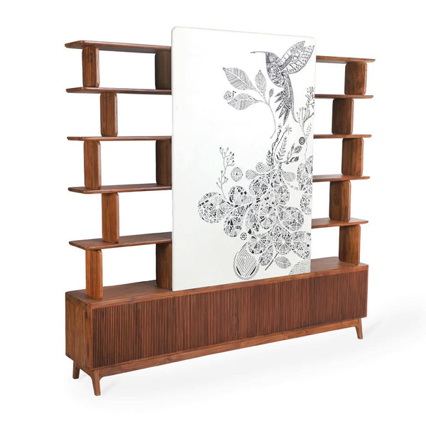 Udiv Teakwood Partition Unit