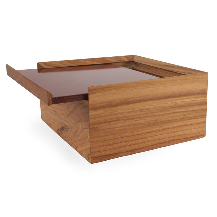 Kasti - Teakwood Multipurpose Boxes with Brown Color