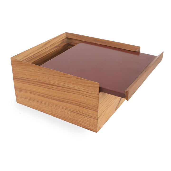 Kasti - Teakwood Multipurpose Boxes with Brown Color