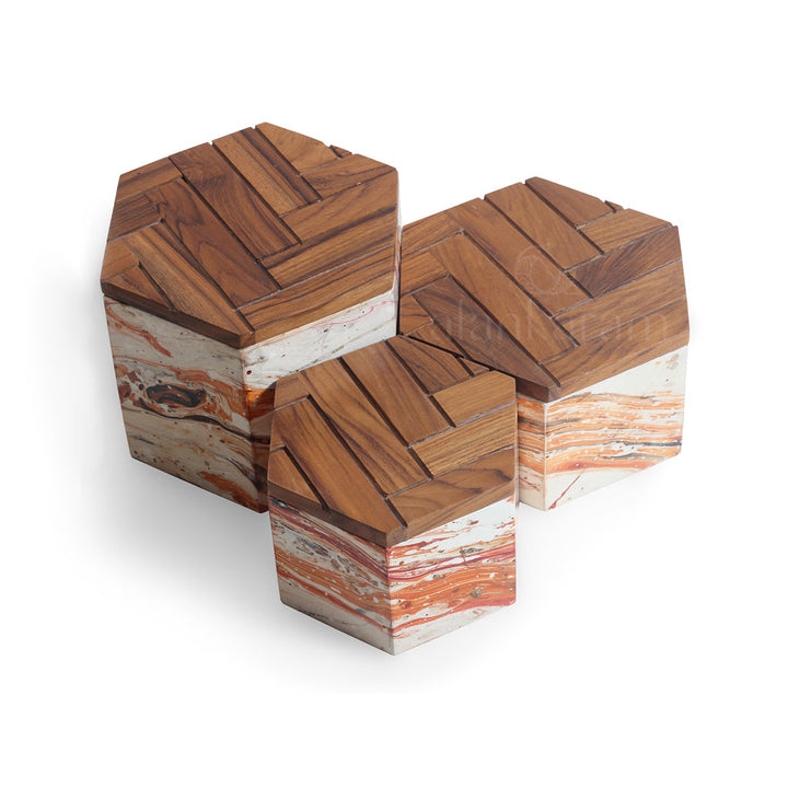 Kosa - Teakwood Multipurpose Boxes