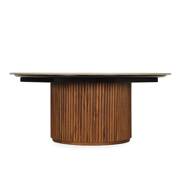 Aruna - Teakwood Cafe Table with Quartz Top