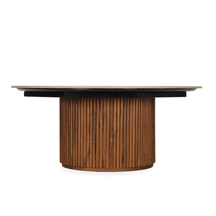 Aruna - Teakwood Cafe Table with Quartz Top