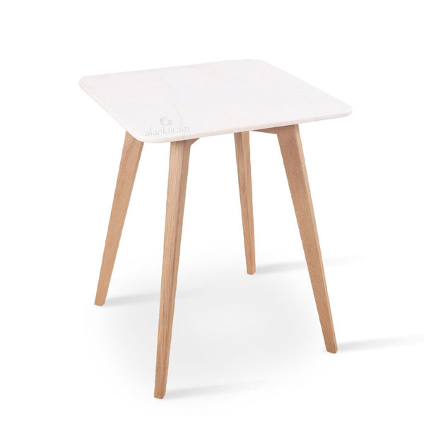 Cheshi - Solidwood Cafe Table with Stone Table