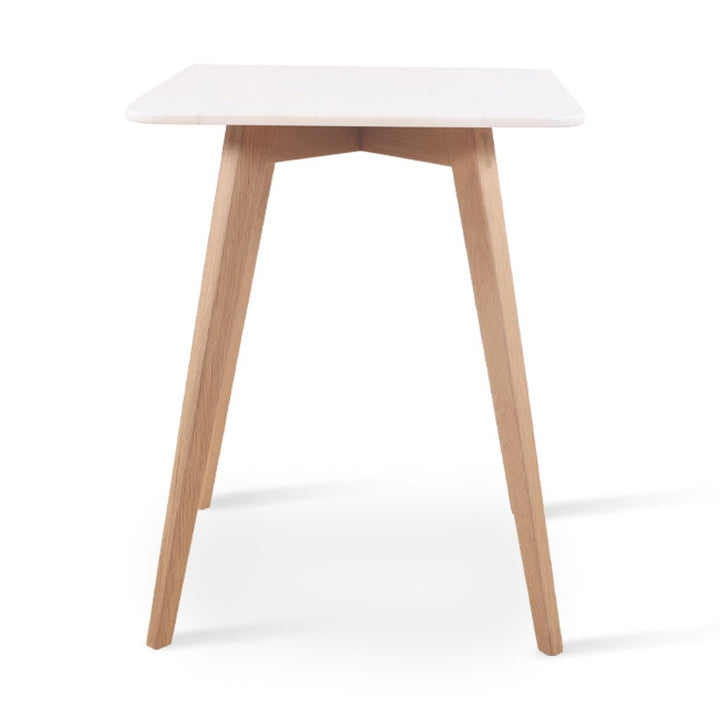 Cheshi - Solidwood Cafe Table with Stone Table