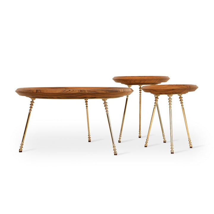 Conico - Teakwood Nested Table