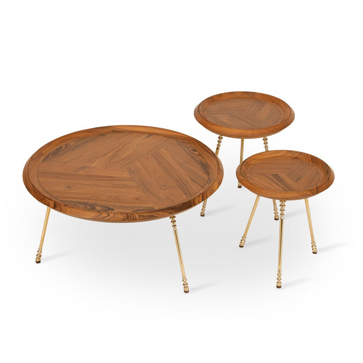 Conico - Teakwood Nested Table