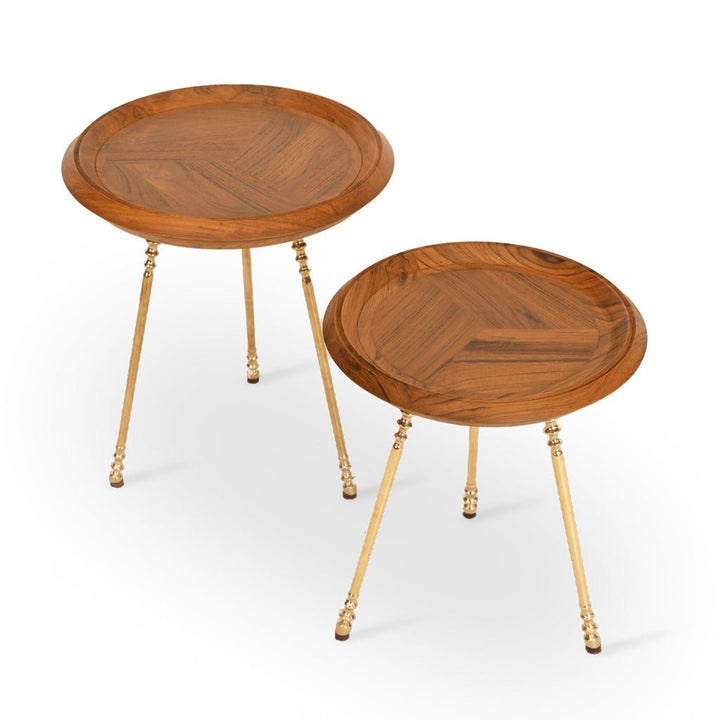 Conico - Teakwood Nested Table