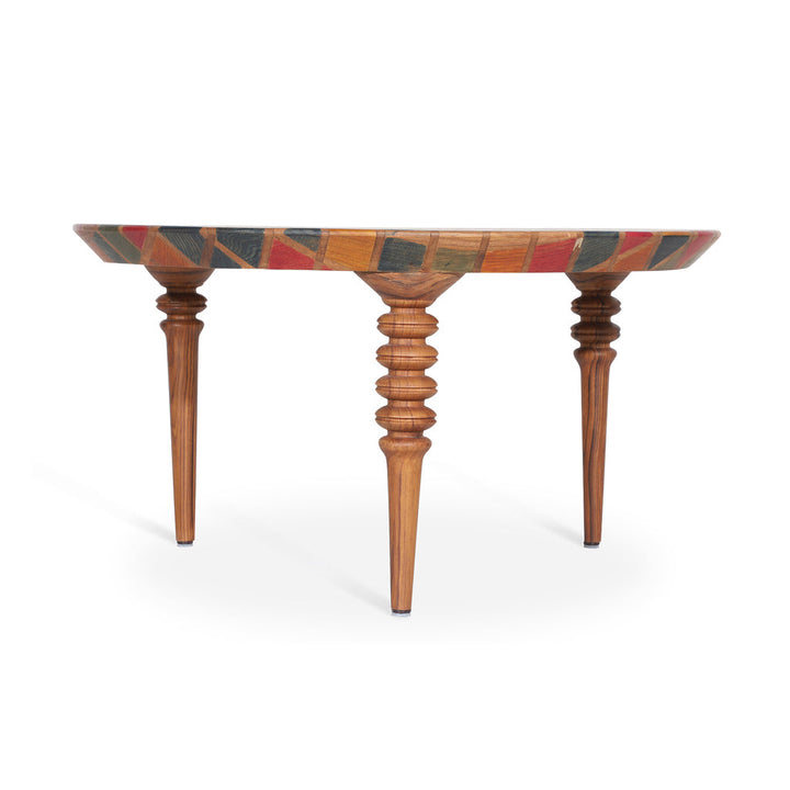 Karovy - Center Table with Artful Geometry