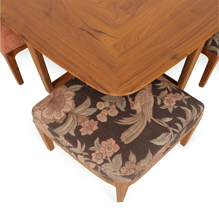 Kiota - Teakwood Nested Center Table - Alankaram