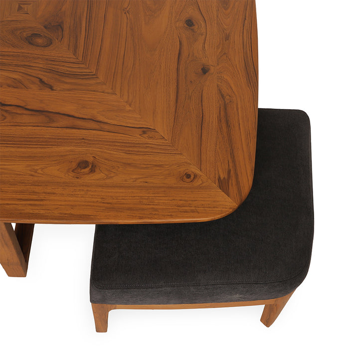 Kiota - Teakwood Nested Center Table - Alankaram