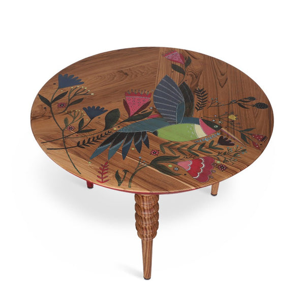 Marami - Table with Handpainted Artwork