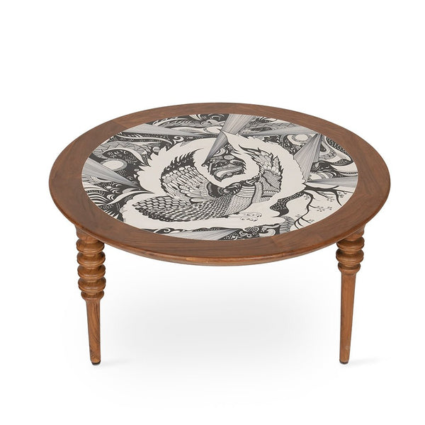 Marami - Table with White Painted Top