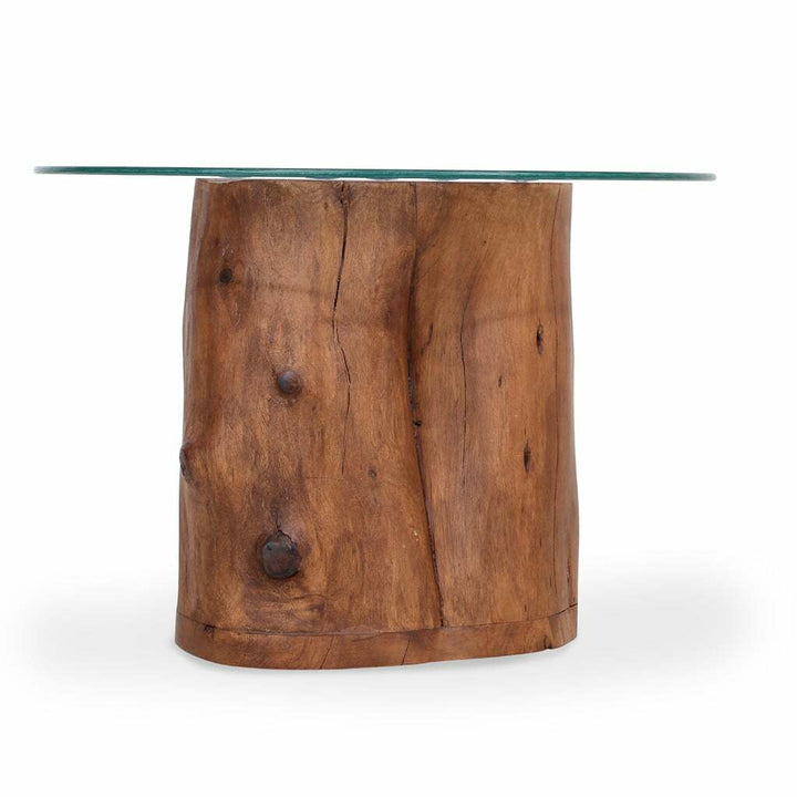 Tabii – Natural Wood Log Center Table - Alankaram