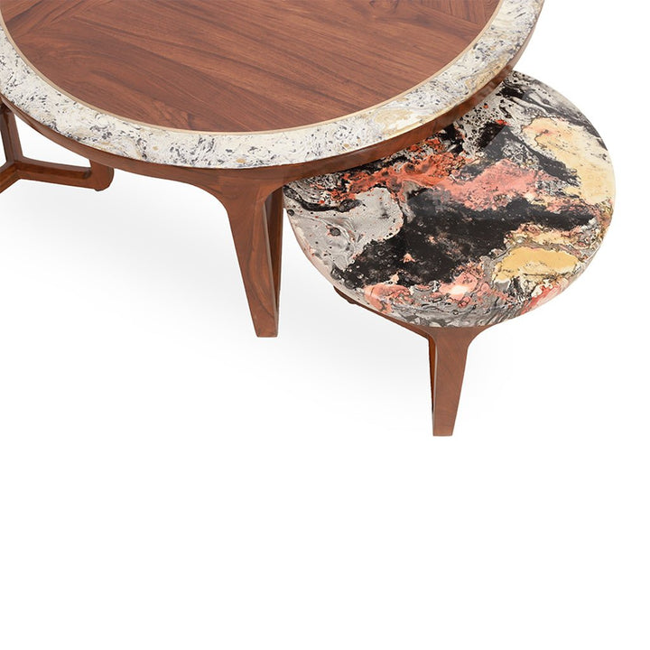 Uchta - Center Table with Artwork