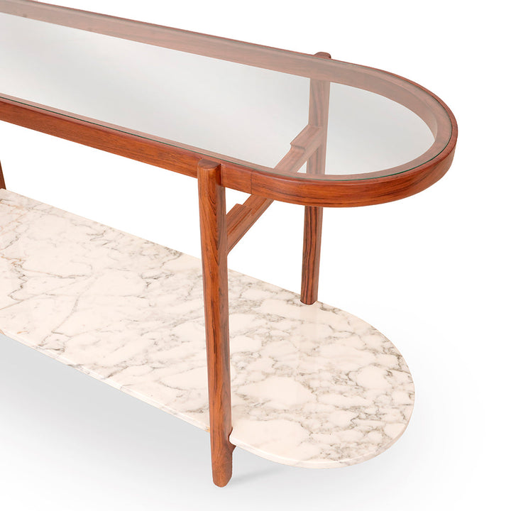 Harmonie - Console with Glass and Quartz