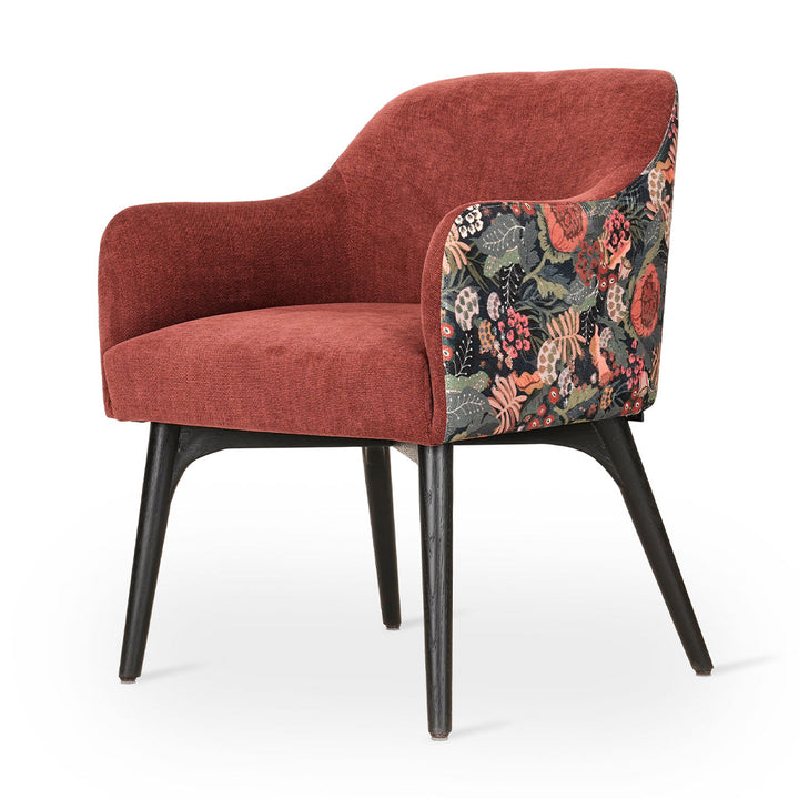 Aavaha - Ash/Oak/Beech Dining Chair, Black Stained, Dining & Study Chairs - Alankaram