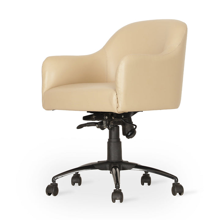 Aavaha - Metal Dining Chair, Castor Base with Swivel, Dining & Study Chairs - Alankaram