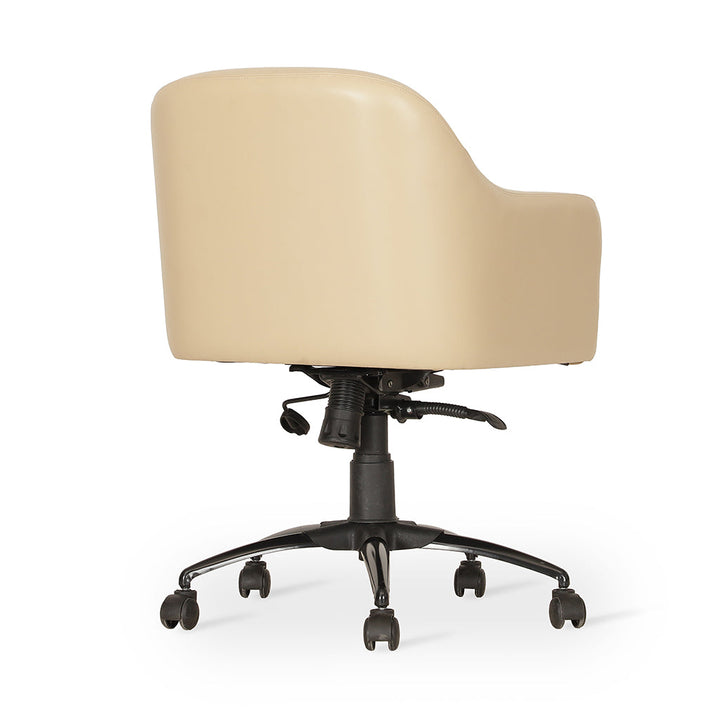 Aavaha - Metal Dining Chair, Castor Base with Swivel, Dining & Study Chairs - Alankaram