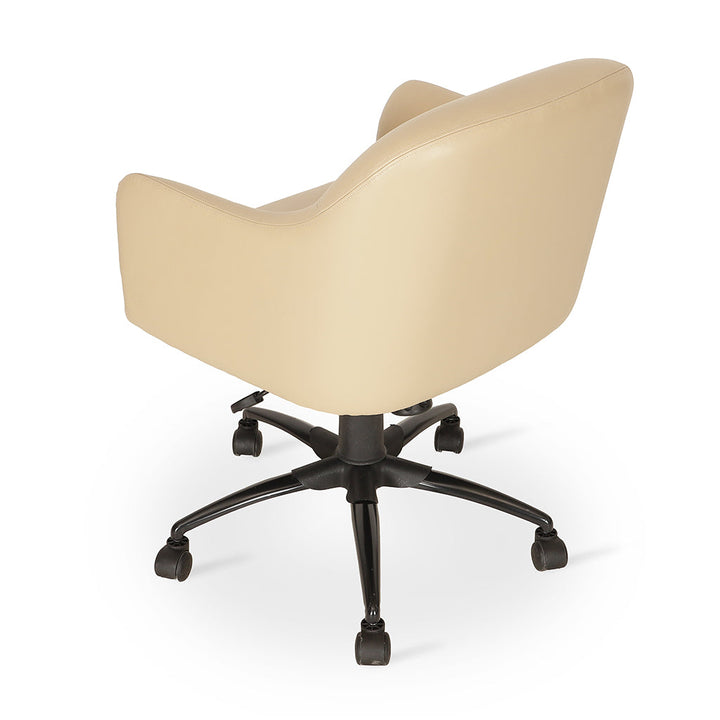 Aavaha - Metal Dining Chair, Castor Base with Swivel, Dining & Study Chairs - Alankaram