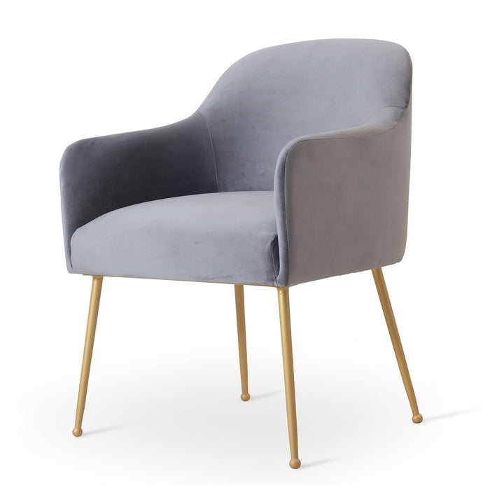 Aavaha - Metal Legs Dining Chair, Dining & Study Chairs - Alankaram