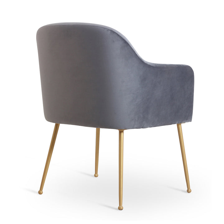 Aavaha - Metal Legs Dining Chair, Dining & Study Chairs - Alankaram