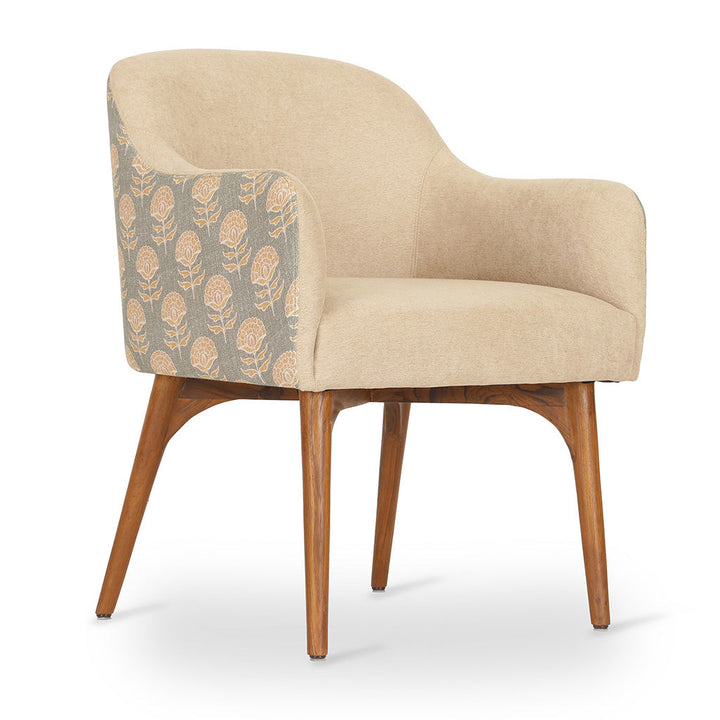 Aavaha - Teak Legs Dining Chair, Dining & Study Chairs - Alankaram