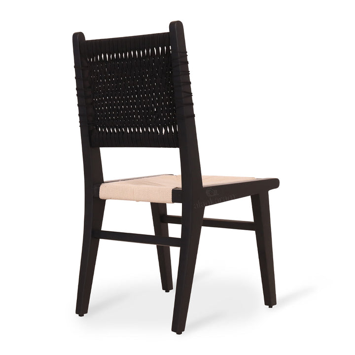 Asandi - Black with Full Cotton Rope