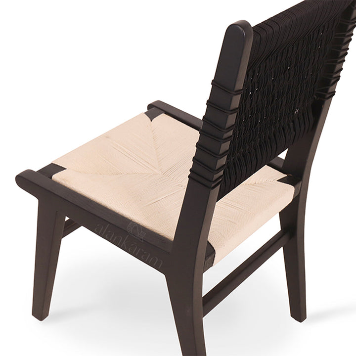 Asandi - Black with Full Cotton Rope