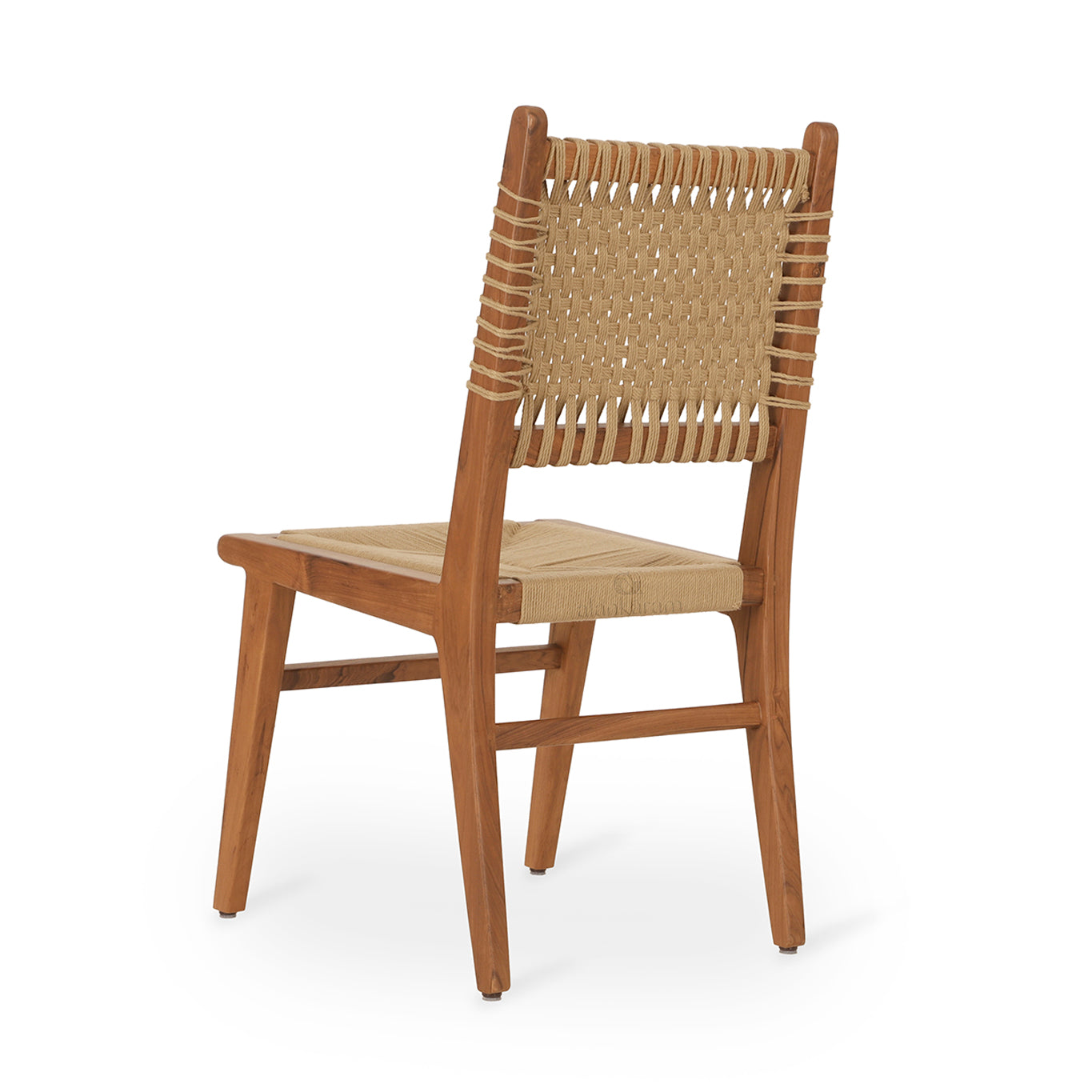 Asandi - Teak Dining Chair, Full Woven | Alankaram Furniture