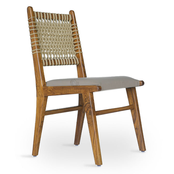 Asandi - Upholstered with Cotton Rope Back