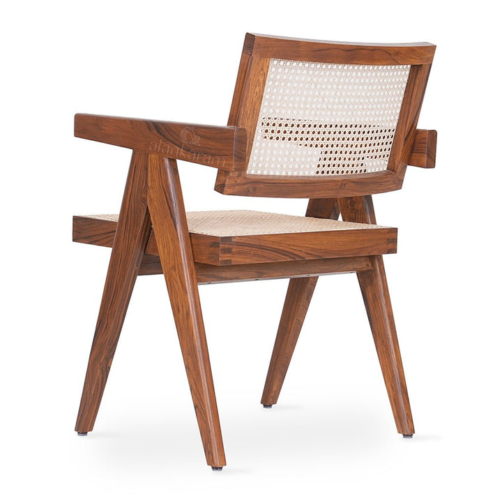 Jeanneret - Teakwood Dining / Office Chair