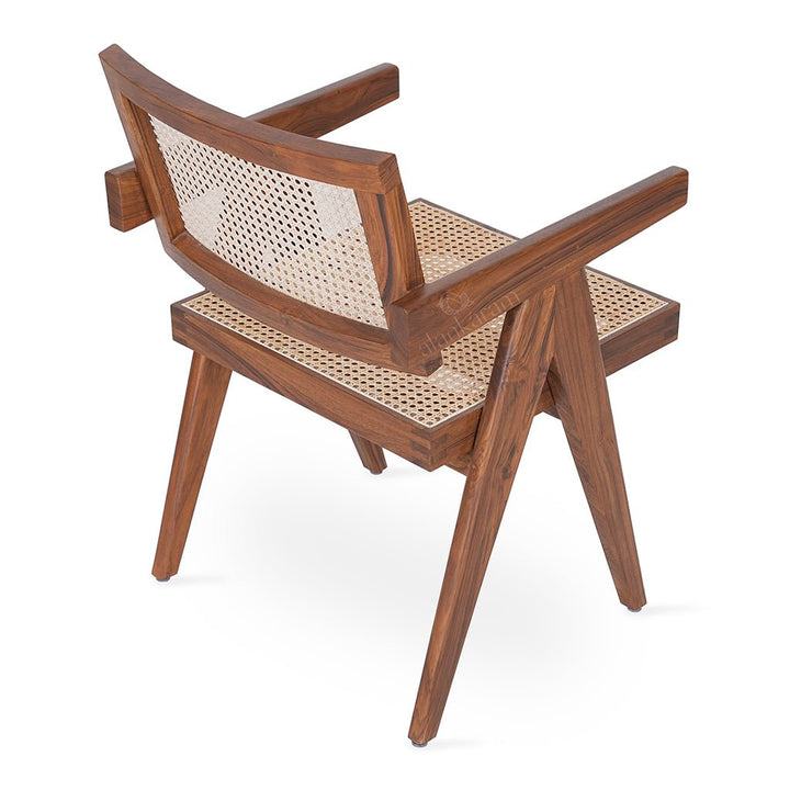 Jeanneret - Teakwood Dining / Office Chair