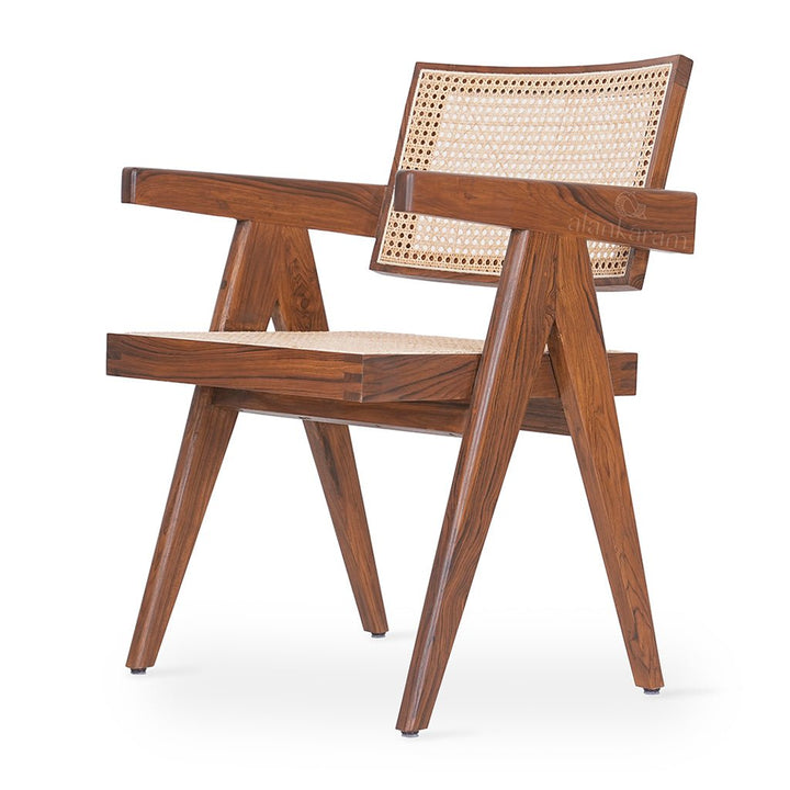 Jeanneret - Teakwood Dining / Office Chair