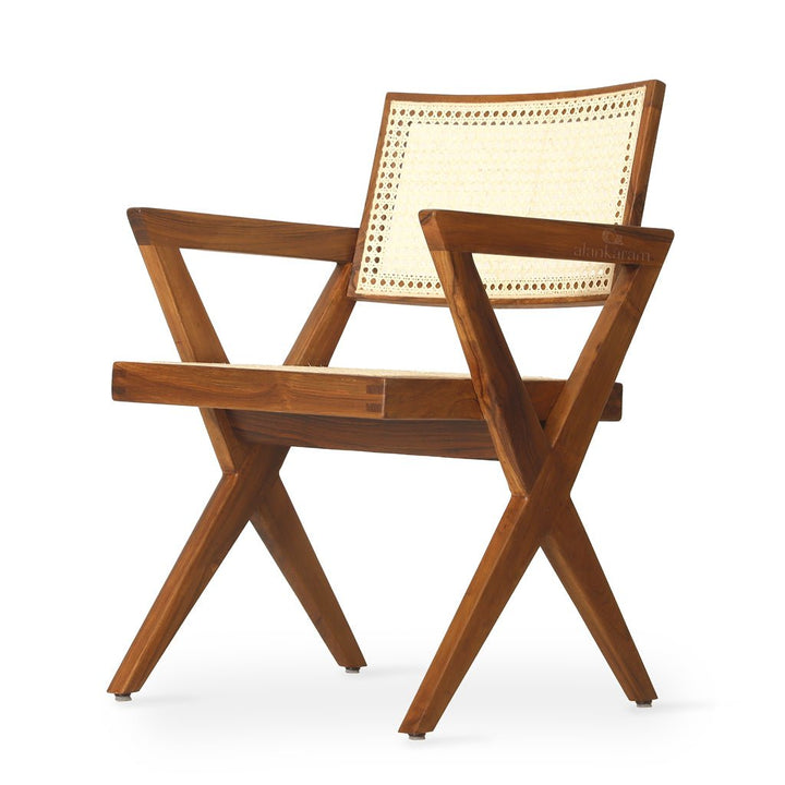 Jeanneret - Teakwood Dining / Office Chair