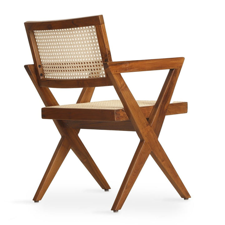 Jeanneret - Teakwood Dining / Office Chair