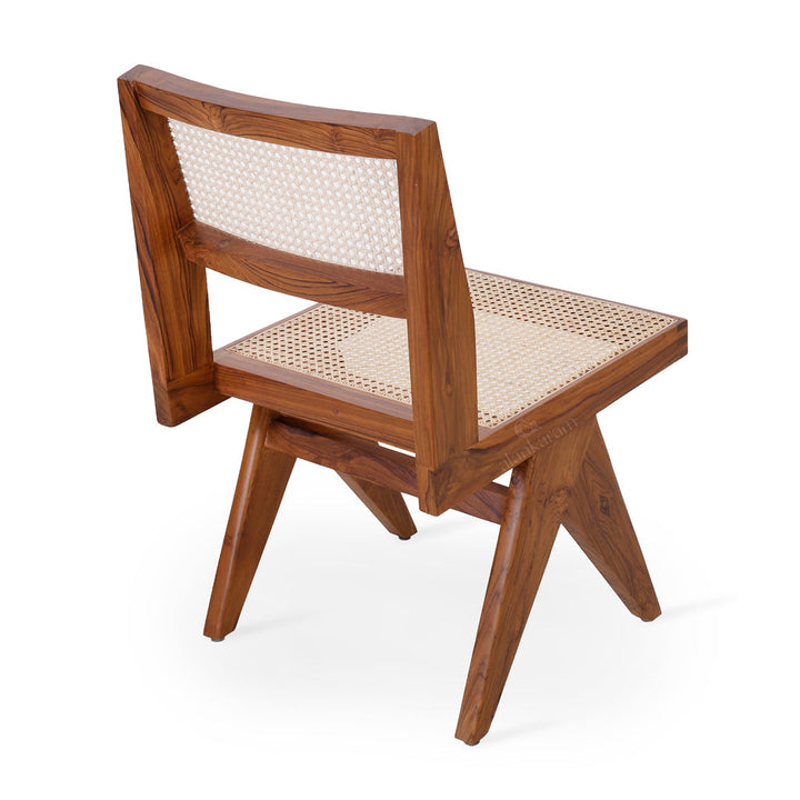 Jeanneret - Teakwood Dining / Office Chair