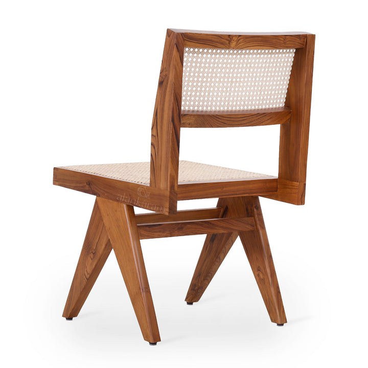 Jeanneret - Teakwood Dining / Office Chair