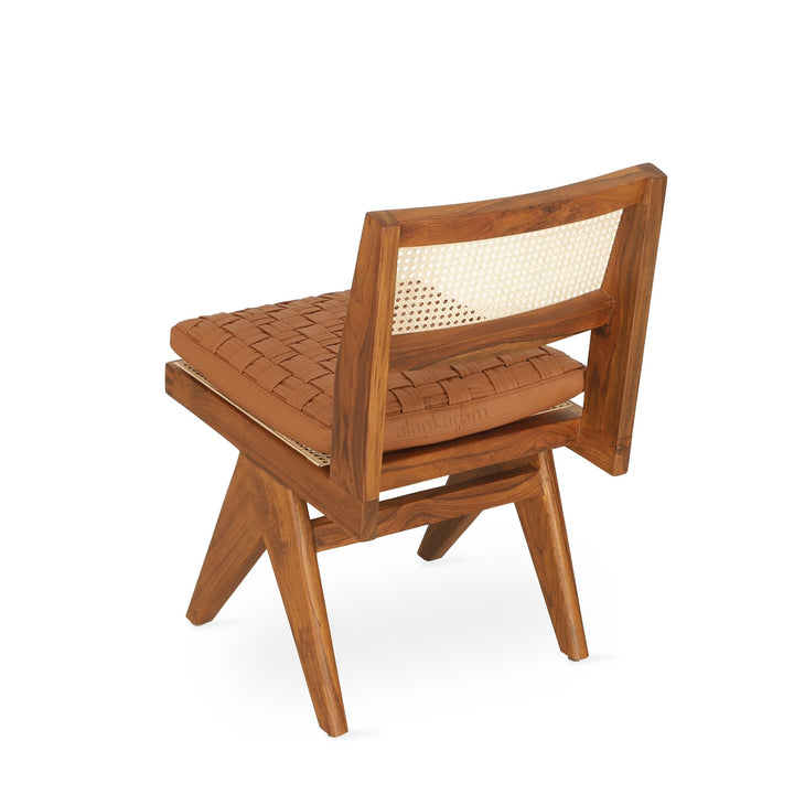 Jeanneret - Teakwood Dining / Office Chair