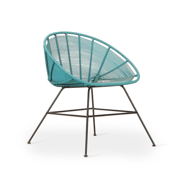 Orgu - Metal Chair with Blue Threads