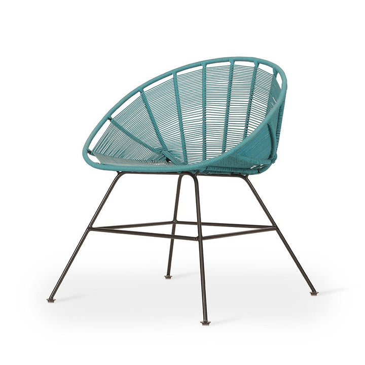 Orgu - Metal Chair with Blue Threads